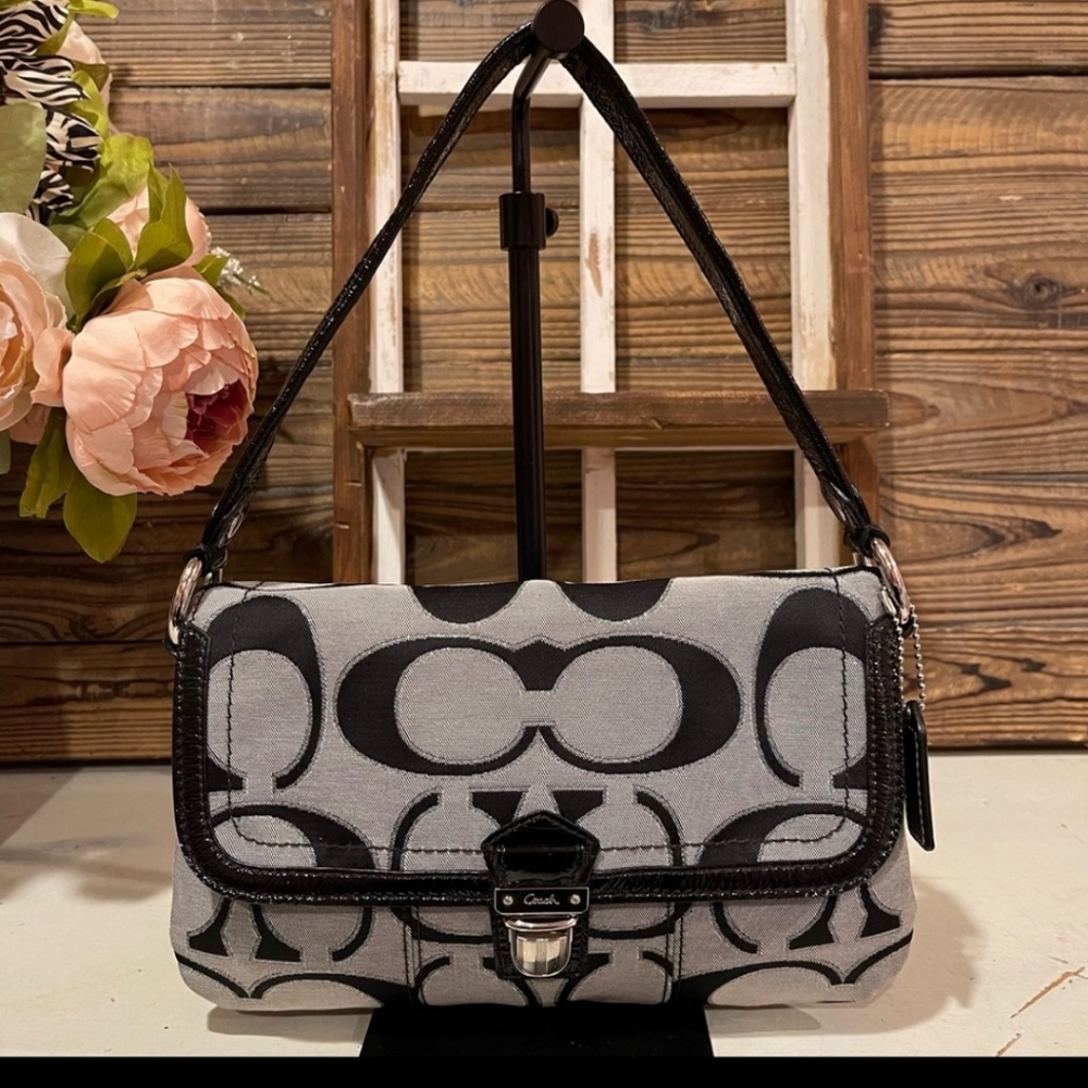 Coach Poppy Layla Lurex Shoulder Bag NWOT